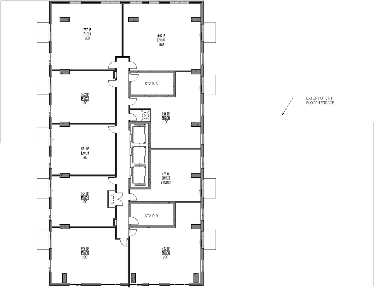 Floor plan for project from page 25 of the file '2024-07-23 - UDRP Design Brief - D07-12-23-0088'