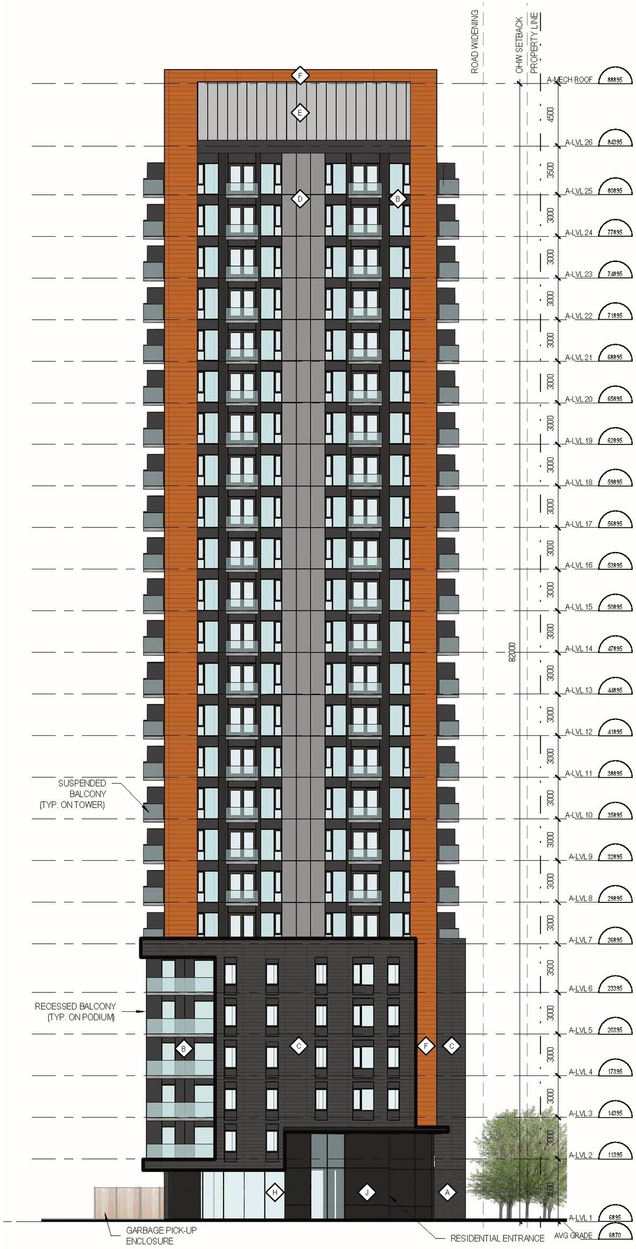 Rendering of building from page 29 of the file '2024-07-23 - UDRP Design Brief - D07-12-23-0088'