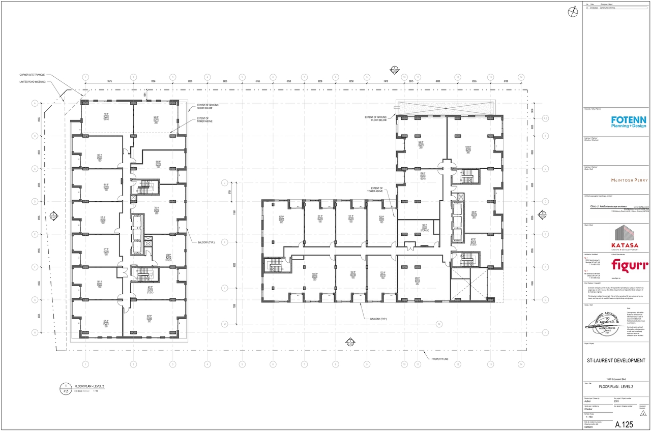 Floor plan for project from page 6 of the file '2023-06-15 - Floor Plans - D07-12-23-0088'