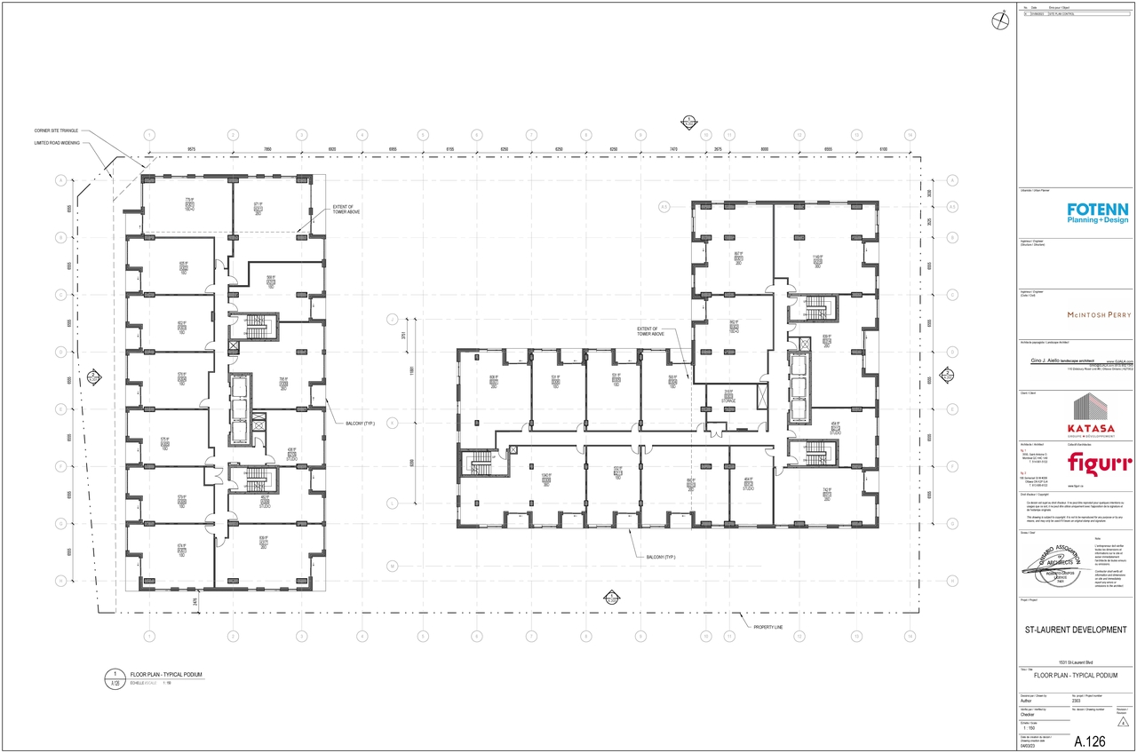 Floor plan for project from page 7 of the file '2023-06-15 - Floor Plans - D07-12-23-0088'