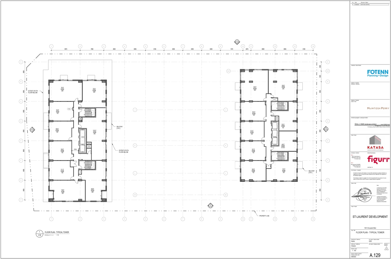 Floor plan for project from page 10 of the file '2023-06-15 - Floor Plans - D07-12-23-0088'