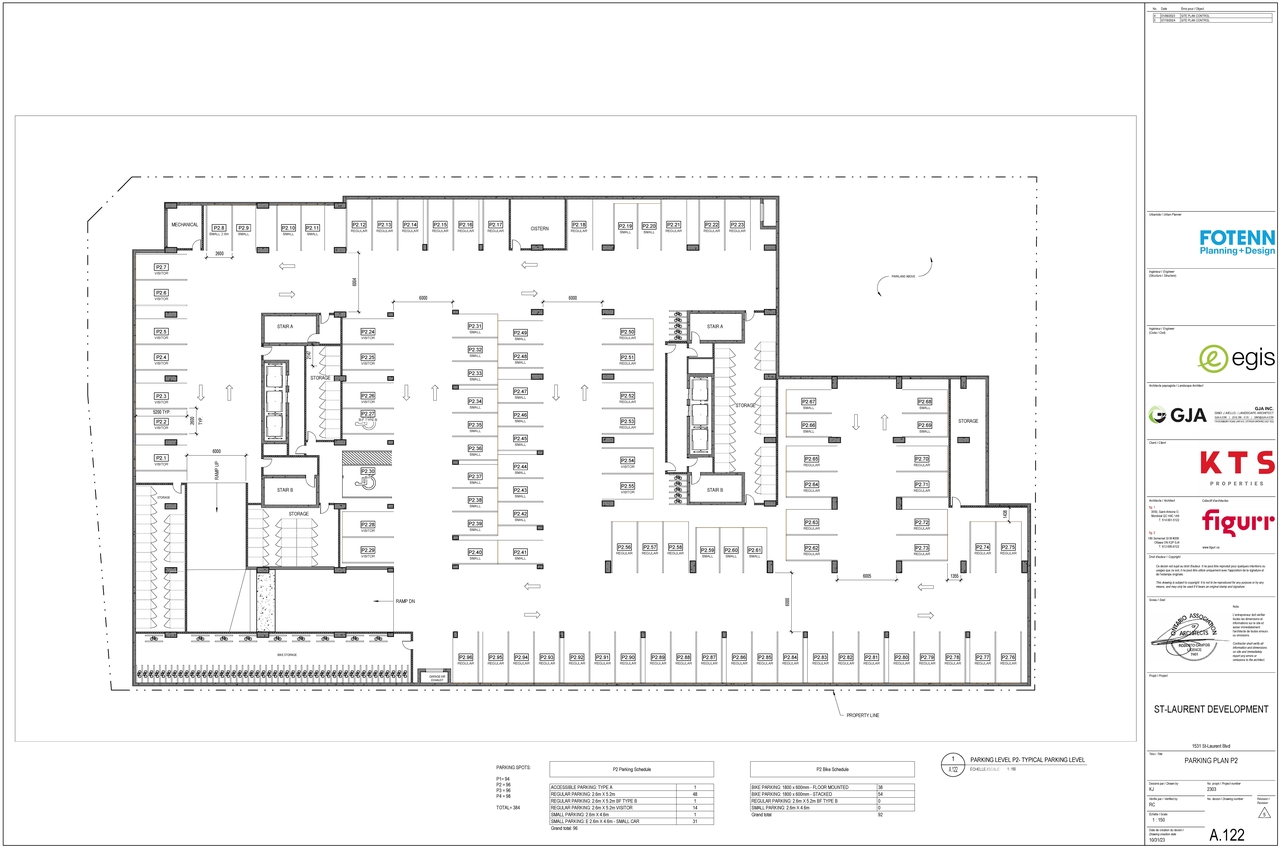 Floor plan for project from page 1 of the file '2024-07-23 - Parking & Floor Plans - D07-12-23-0088'