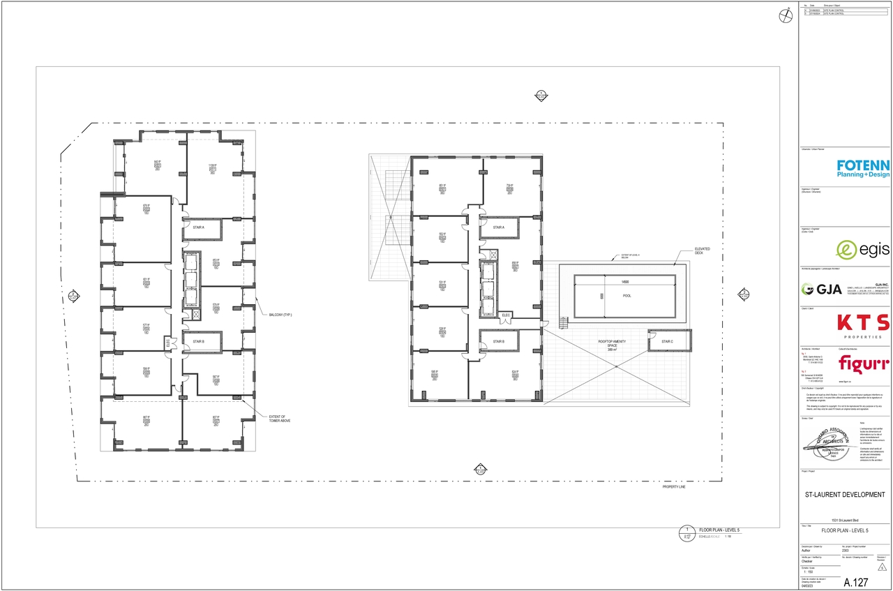 Floor plan for project from page 6 of the file '2024-07-23 - Parking & Floor Plans - D07-12-23-0088'