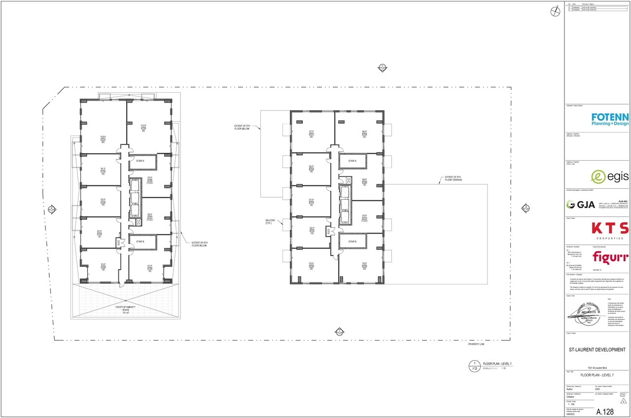 Floor plan for project from page 7 of the file '2024-07-23 - Parking & Floor Plans - D07-12-23-0088'