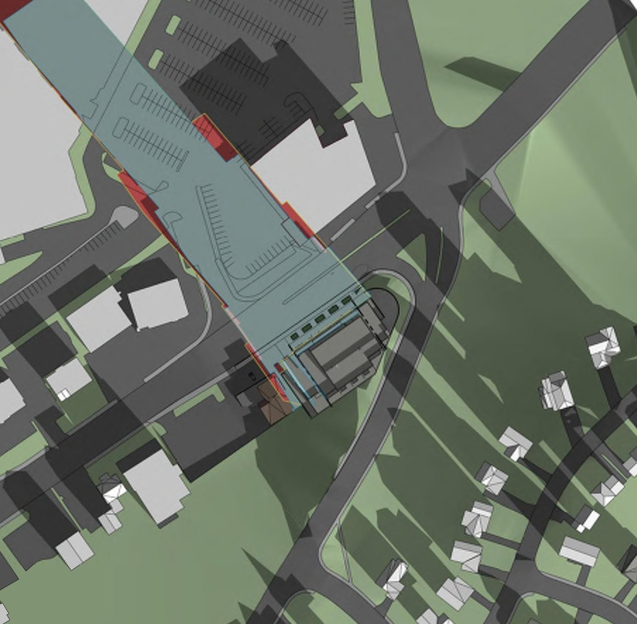 Construction site plan for project from page 29 of the file '2024-03-19 - Urban Design Review Panel Slide Deck -D07-12-23-0090'