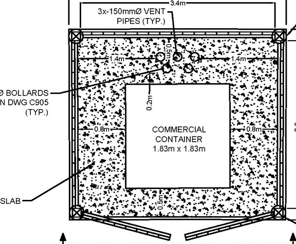 Construction site plan for project from page 11 of the file '2024-03-12 - Design Drawing Package -D07-12-23-0092'