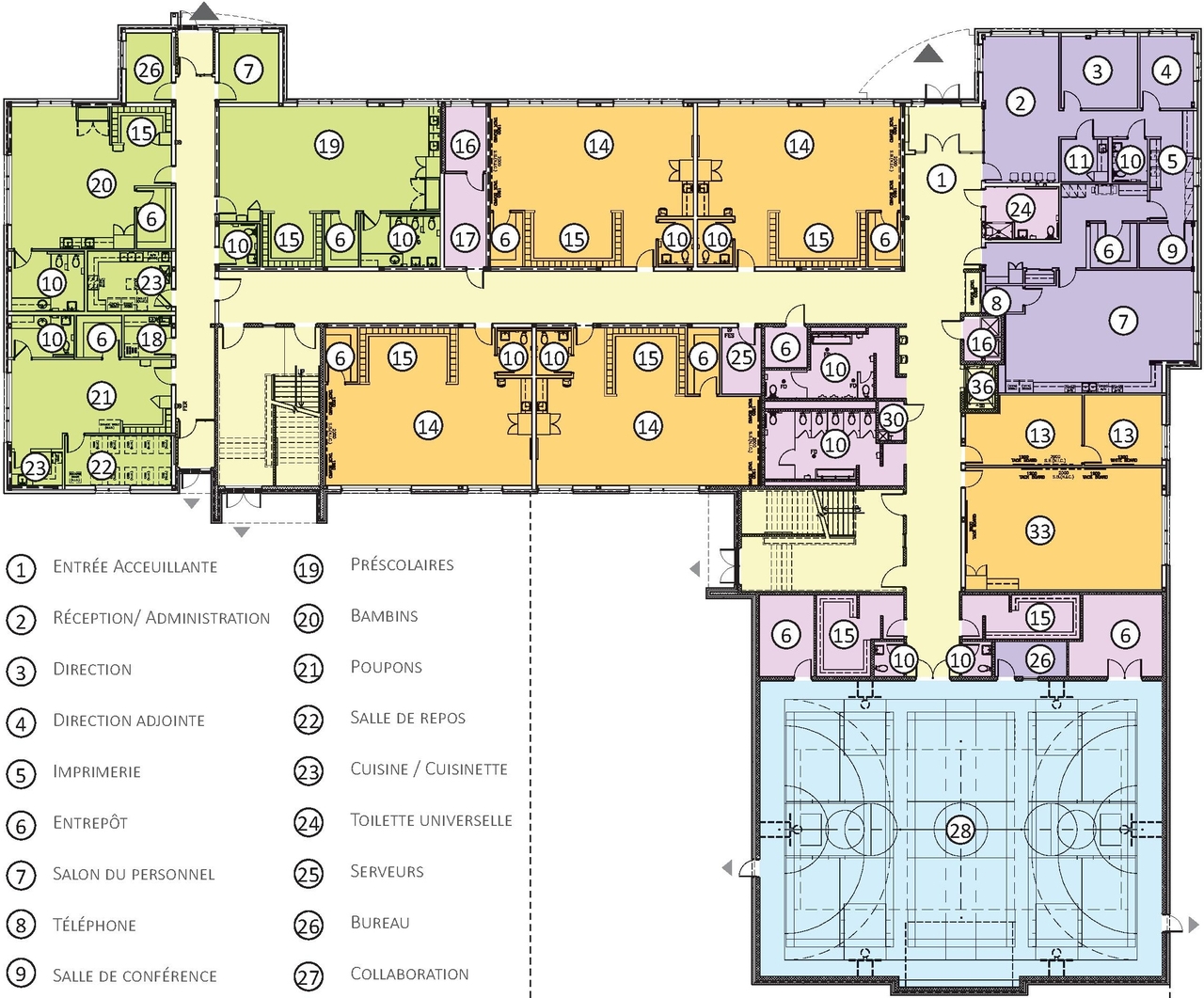 Floor plan for project from page 35 of the file '2023-11-14 - Design Brief and Planning Rationale - D07-12-23-0094'