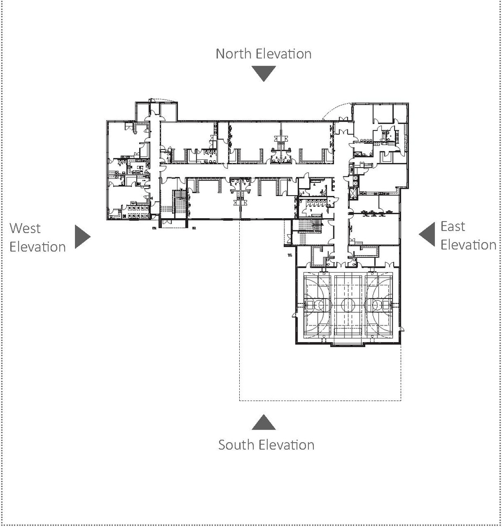 Floor plan for project from page 38 of the file '2023-11-14 - Design Brief and Planning Rationale - D07-12-23-0094'