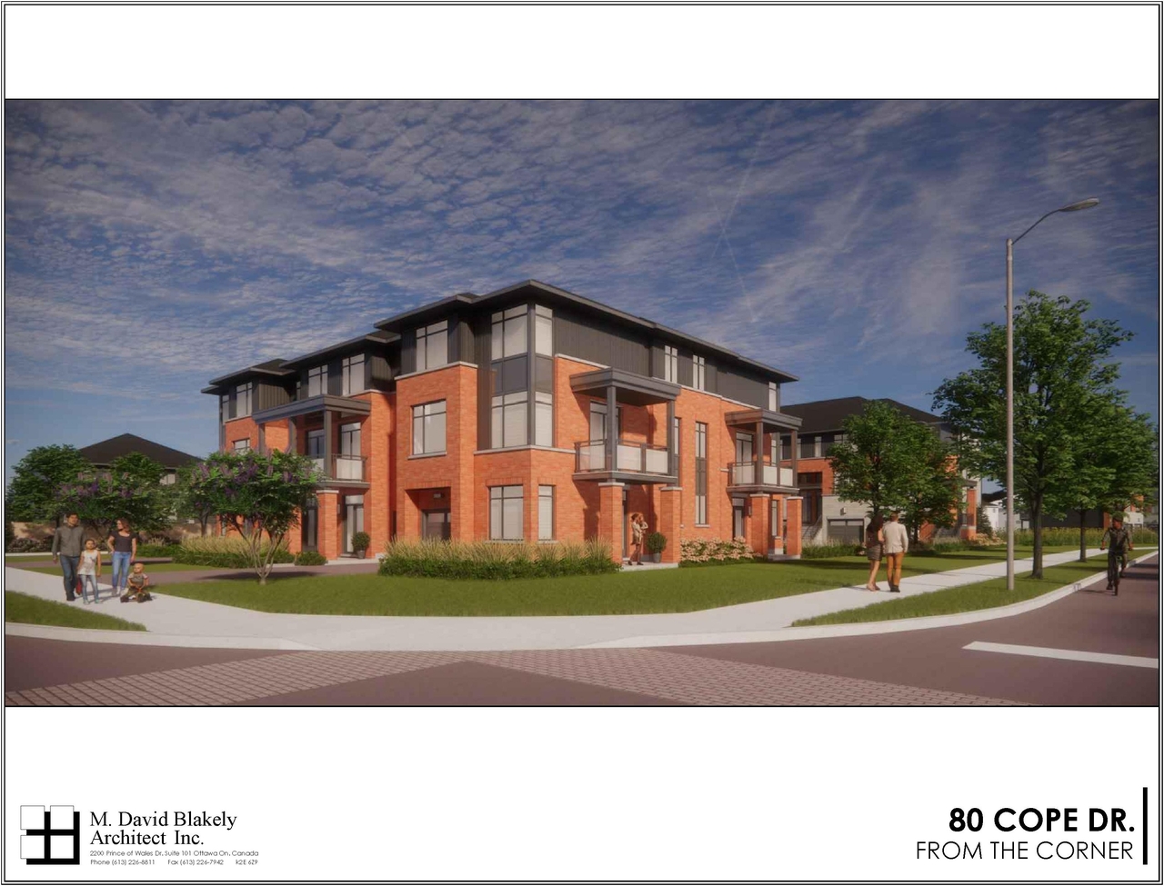 Rendering of building from page 23 of the file '2023-06-29 - Design Brief & Architectural Elevations - D07-12-23-0096'