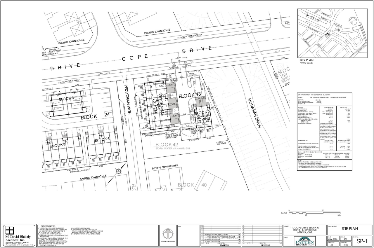 Construction site plan for project from page 4 of the file '2023-07-14 - Design Brief - D07-12-23-0098'