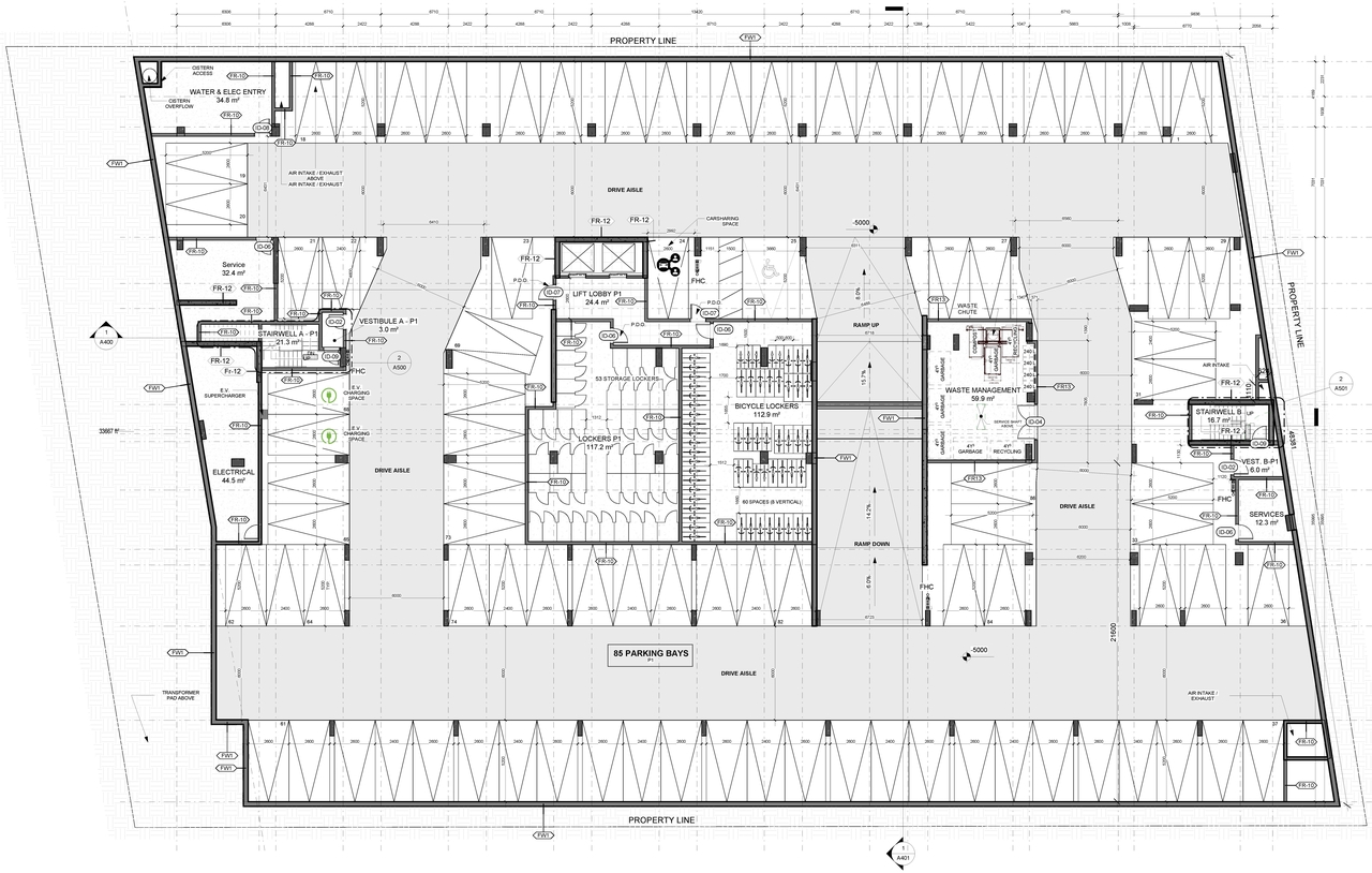 Floor plan for project from page 1 of the file '2024-07-31 - P1 Floor Plan - D07-12-23-0137'