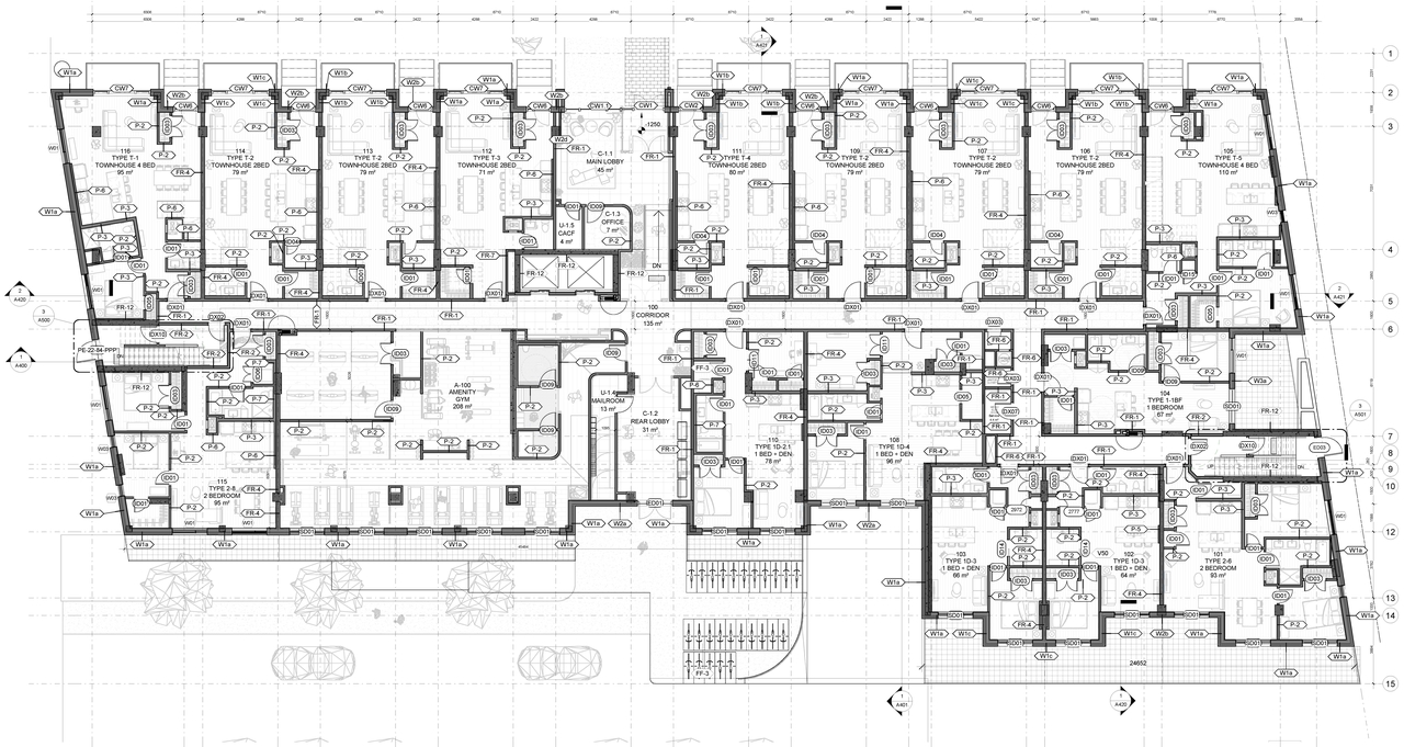 Floor plan for project from page 1 of the file '2023-12-13 - Floor Plans - D07-12-23-0137'