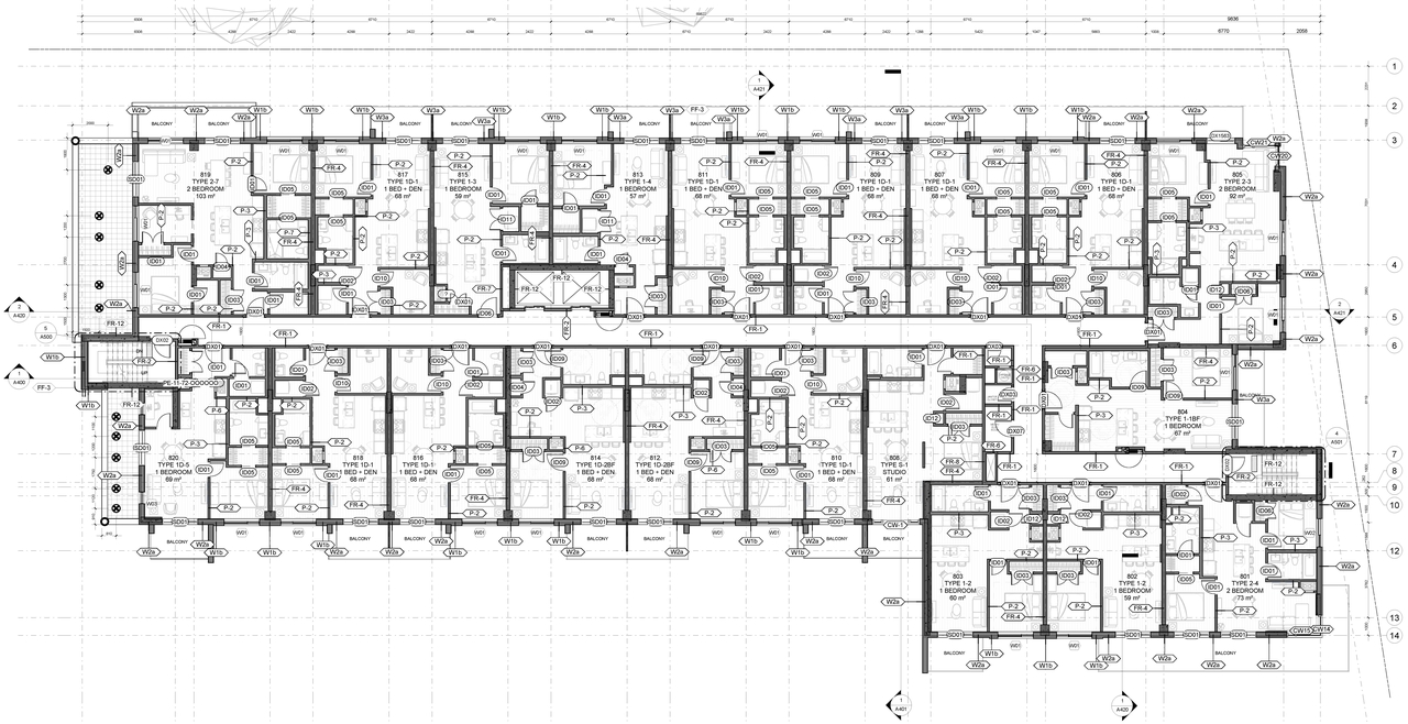 Floor plan for project from page 6 of the file '2023-12-13 - Floor Plans - D07-12-23-0137'