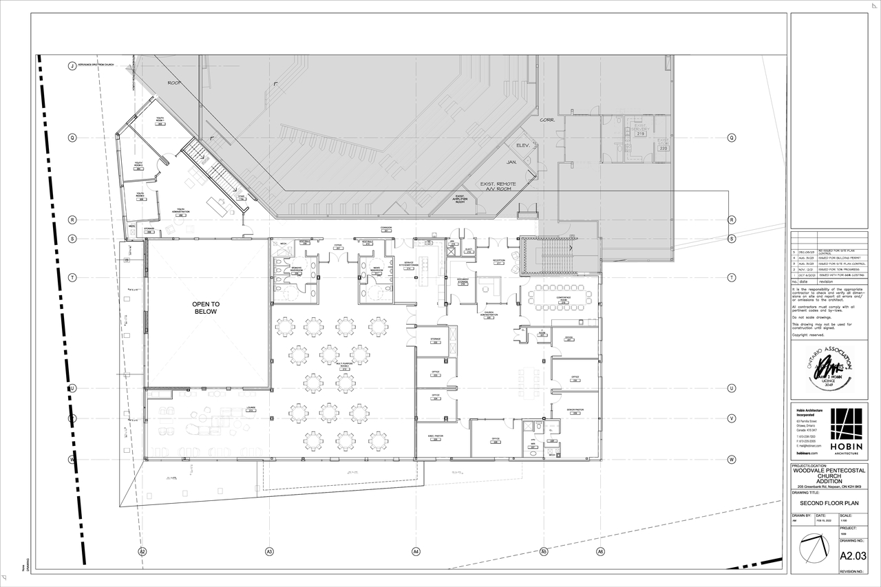 Floor plan for project from page 1 of the file '2024-04-10 - Level 2 Floor Plan - D07-12-24-0020'