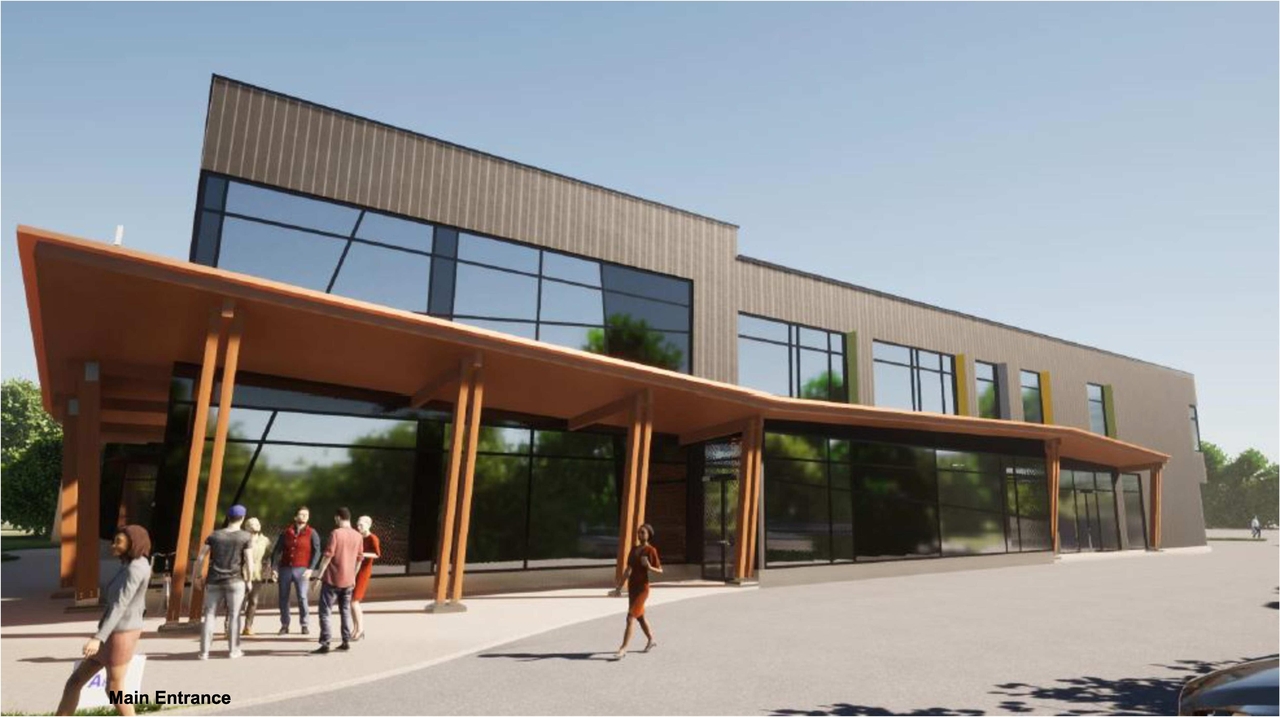Rendering of building from page 2 of the file '2024-04-10 - Perspective Renderings - D07-12-24-0020'