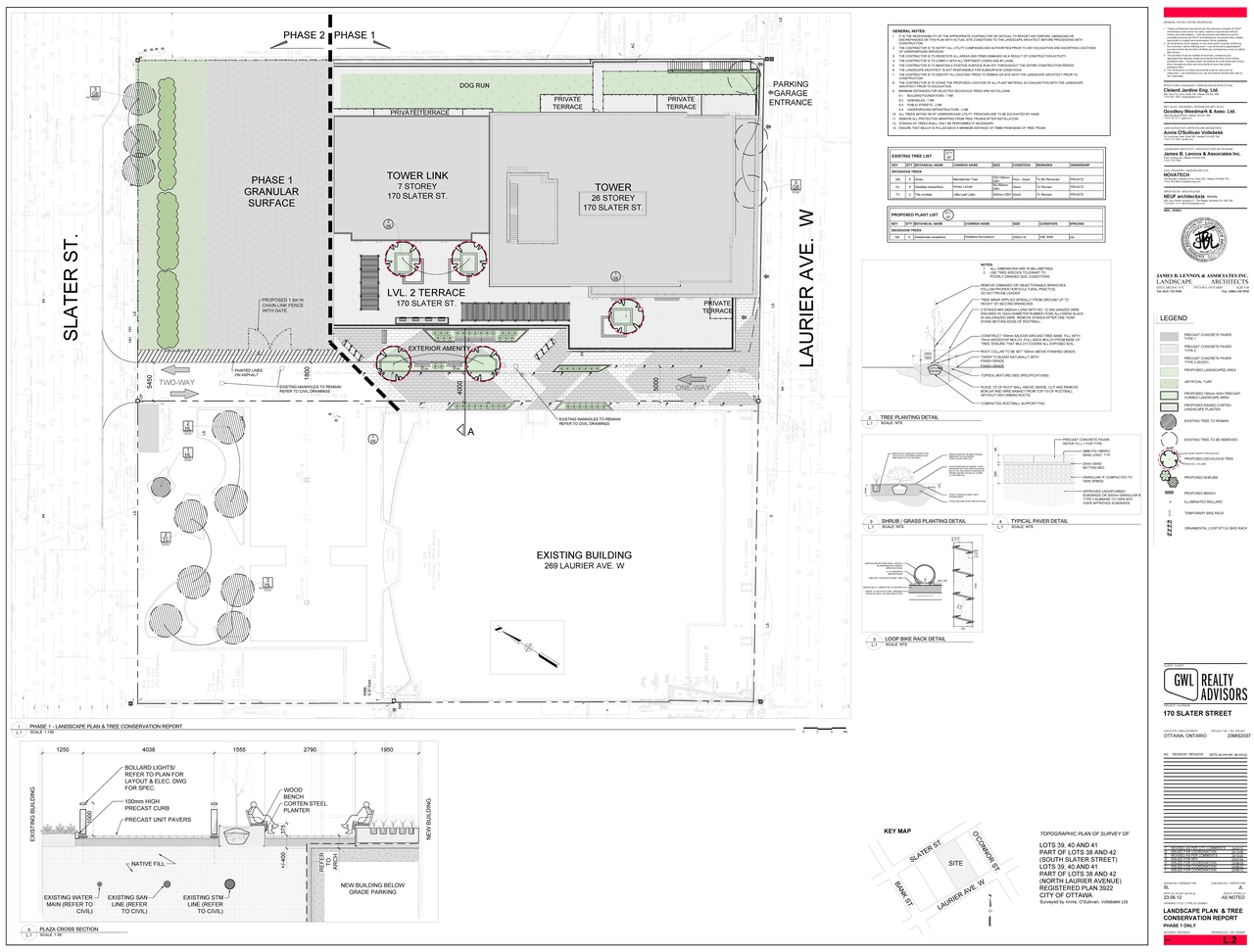 Construction site plan for project from page 12 of the file '2024-05-09 - UDRP report - D07-12-24-0026'