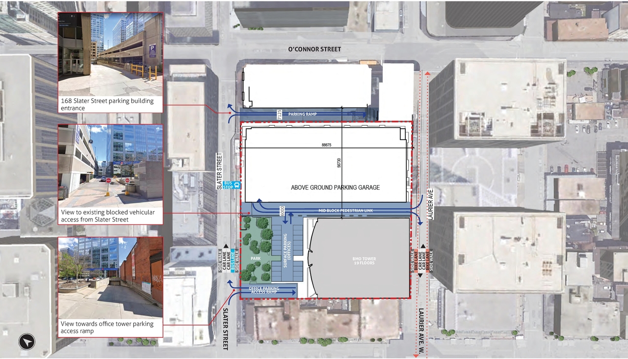 Construction site plan for project from page 27 of the file '2024-05-09 - UDRP report - D07-12-24-0026'