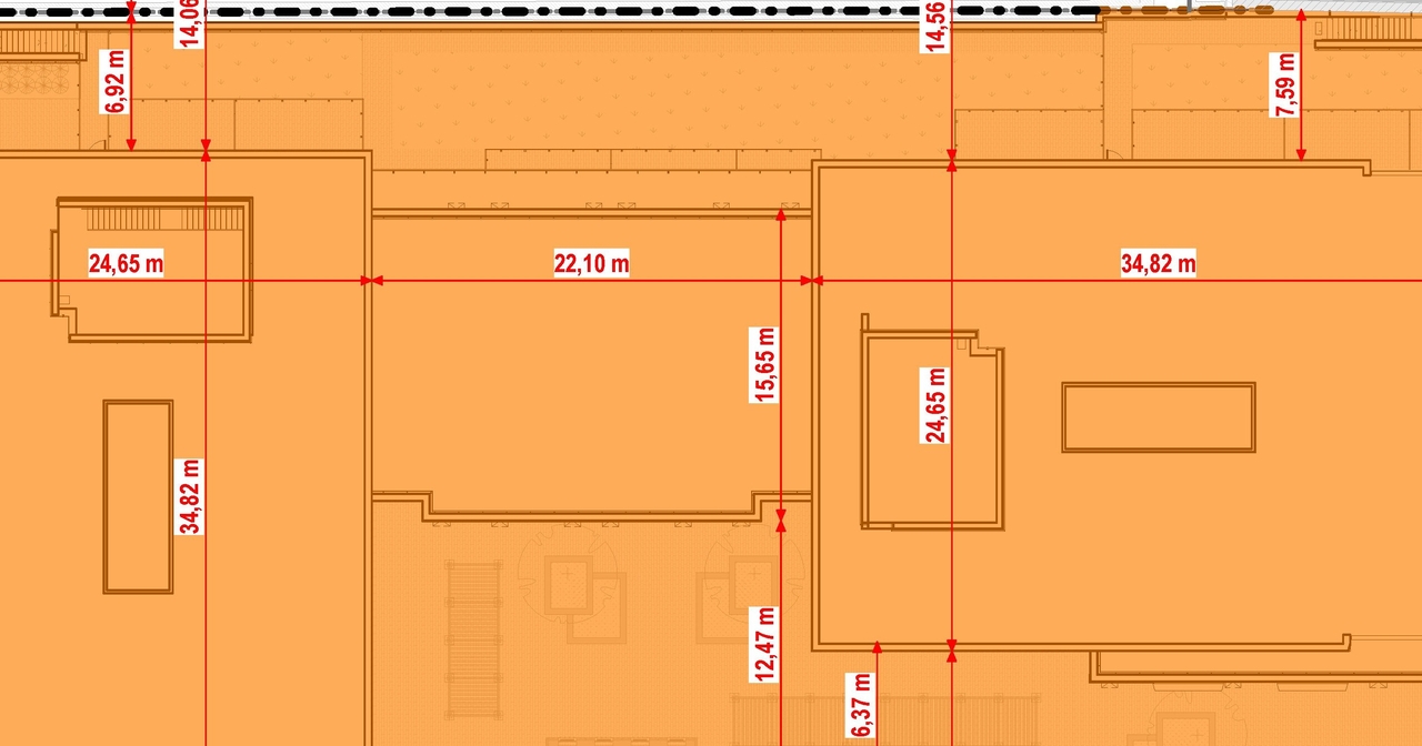 Construction site plan for project from page 30 of the file '2024-05-09 - UDRP report - D07-12-24-0026'