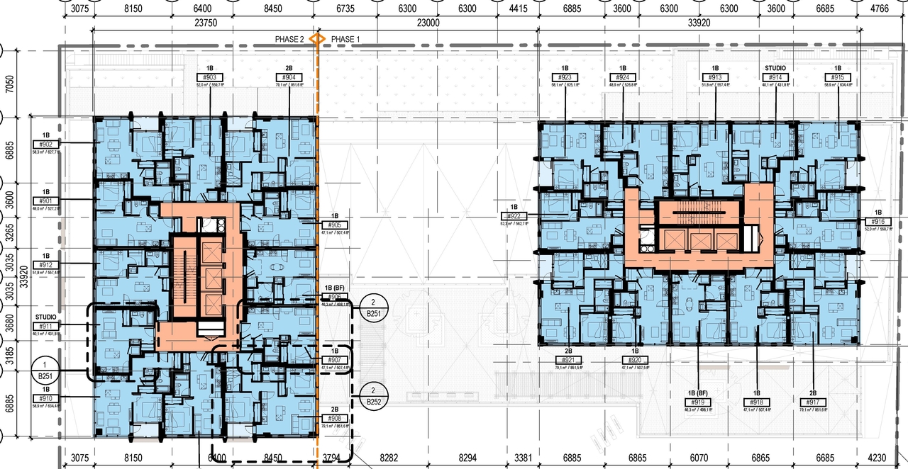 Floor plan for project from page 34 of the file '2024-05-09 - UDRP report - D07-12-24-0026'
