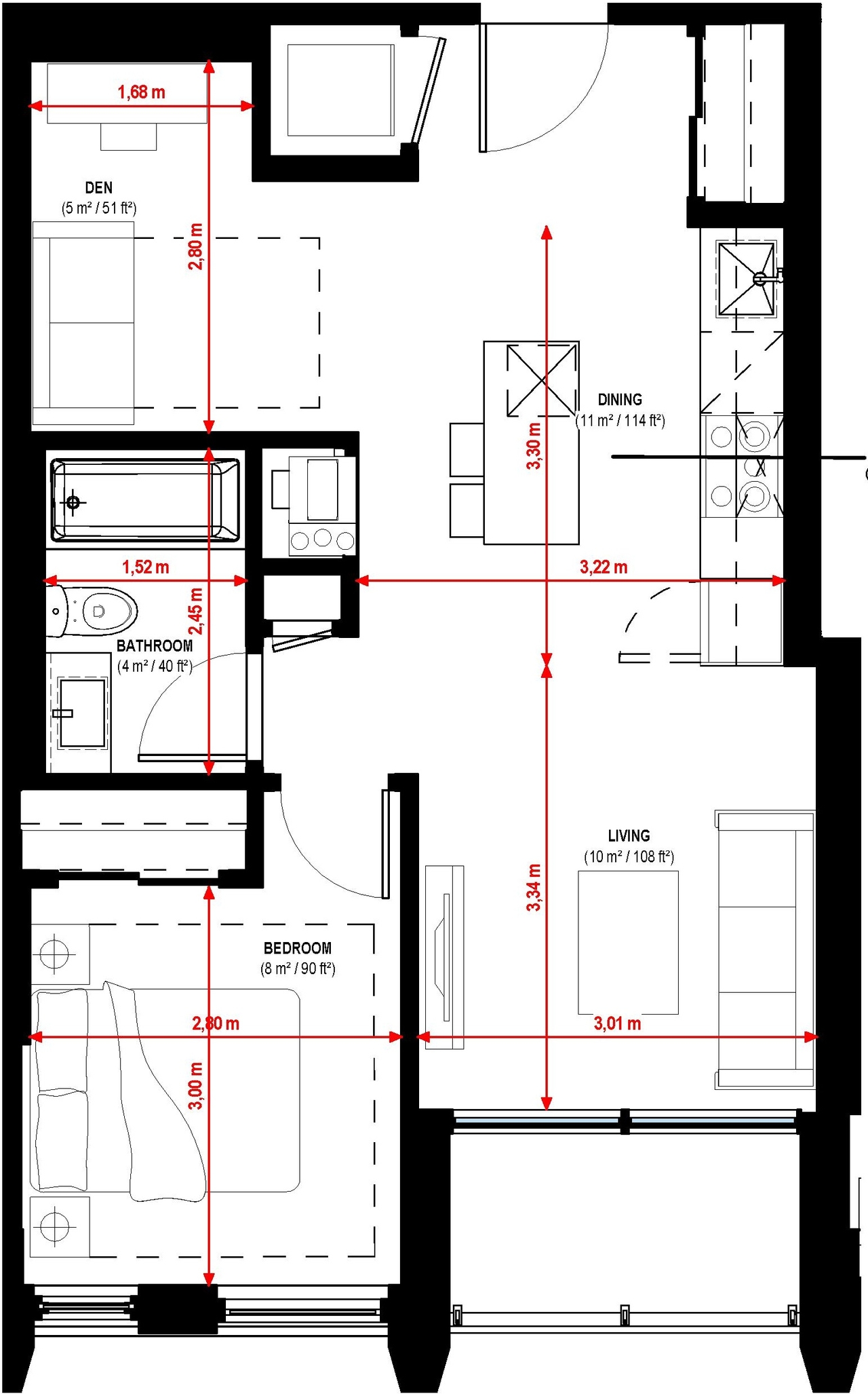 Floor plan for project from page 36 of the file '2024-05-09 - UDRP report - D07-12-24-0026'