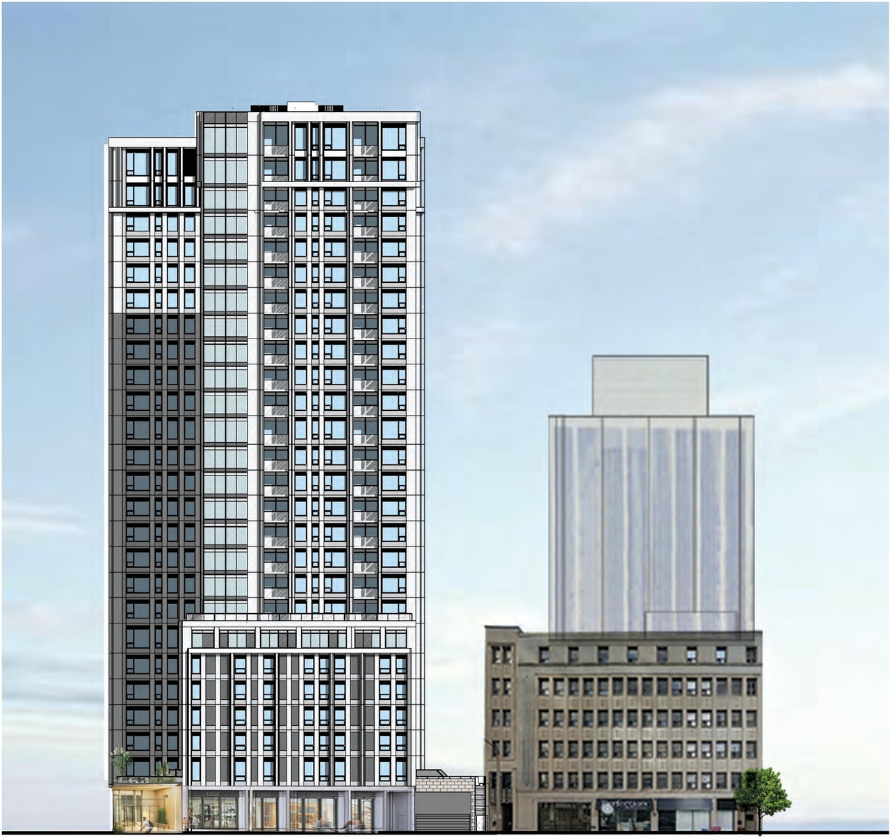 Rendering of building from page 50 of the file '2024-05-09 - UDRP report - D07-12-24-0026'