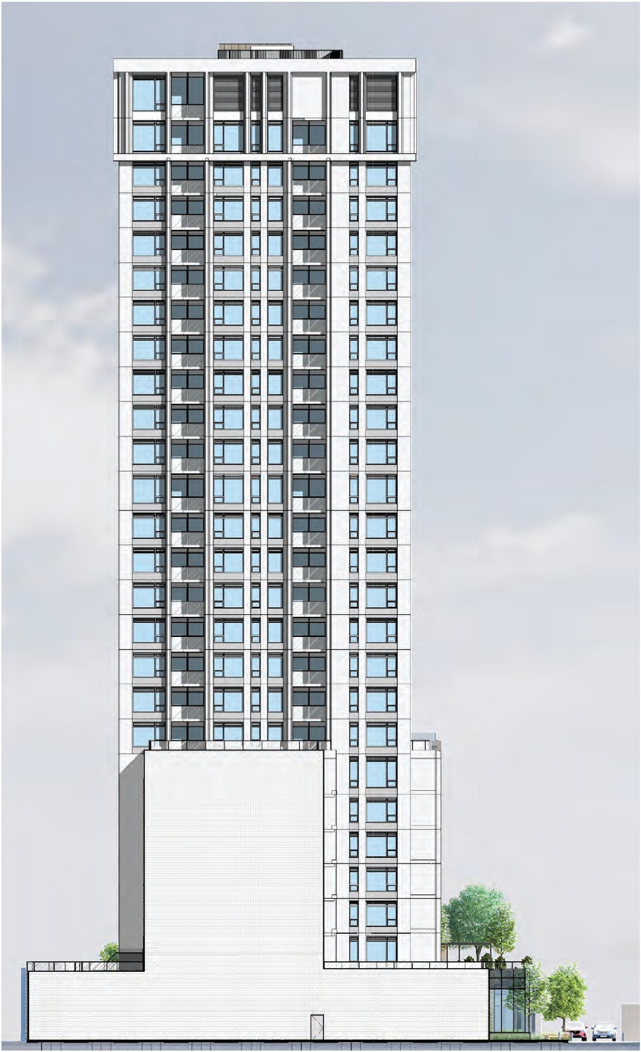 Rendering of building from page 61 of the file '2024-05-09 - UDRP report - D07-12-24-0026'