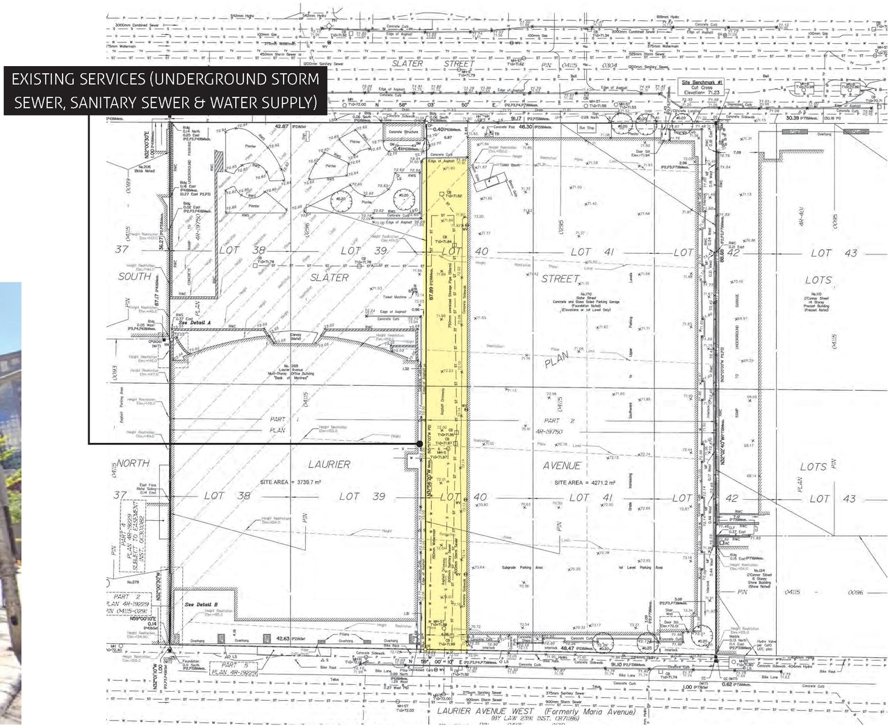 Construction site plan for project from page 67 of the file '2024-05-09 - UDRP report - D07-12-24-0026'