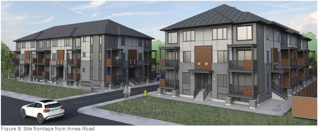 Rendering of building from page 14 of the file '2024-06-20 - Design Brief - D07-12-24-0038'