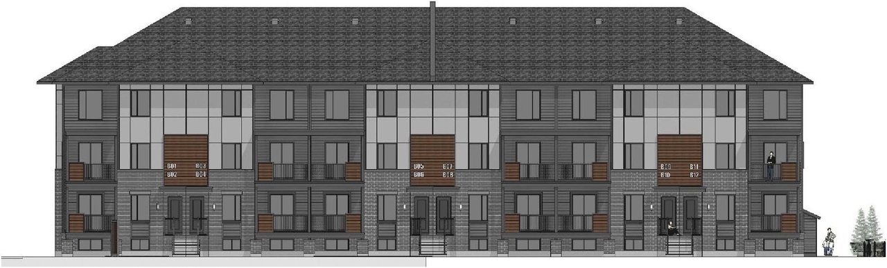 Rendering of building from page 16 of the file '2024-09-27 - Design Brief - D07-12-24-0038'