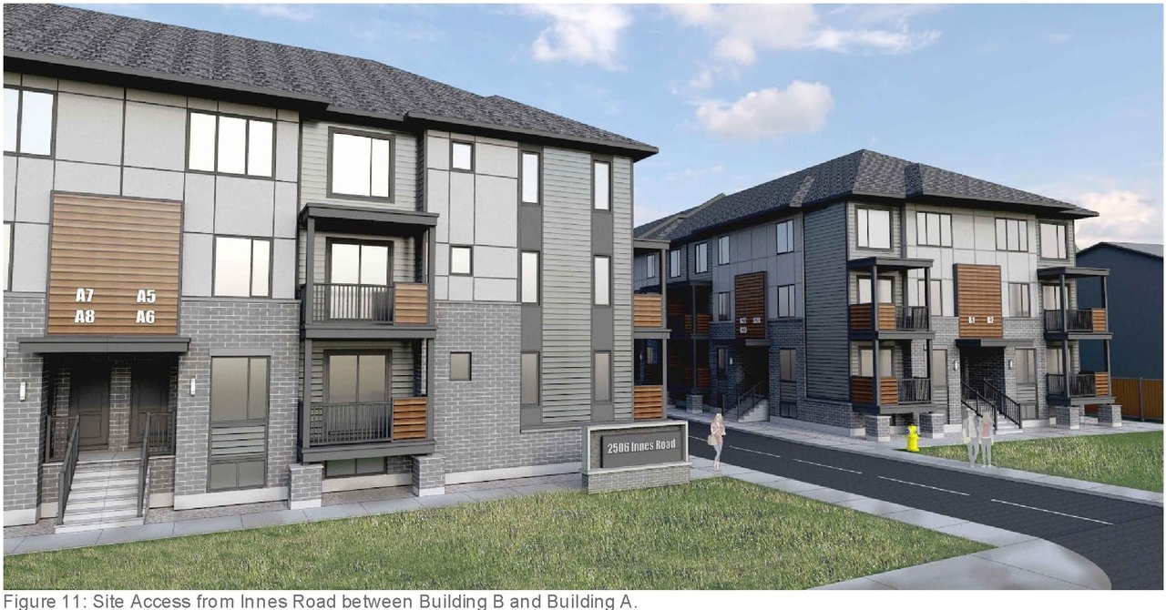 Rendering of building from page 21 of the file '2024-09-27 - Design Brief - D07-12-24-0038'