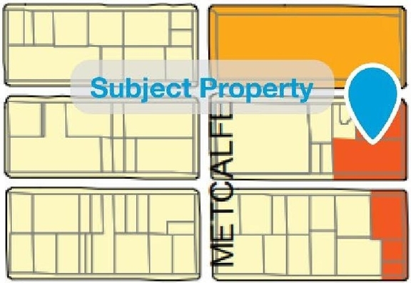 Construction site plan for project from page 8 of the file '2024-06-24 - Design Brief - D07-12-24-0044'