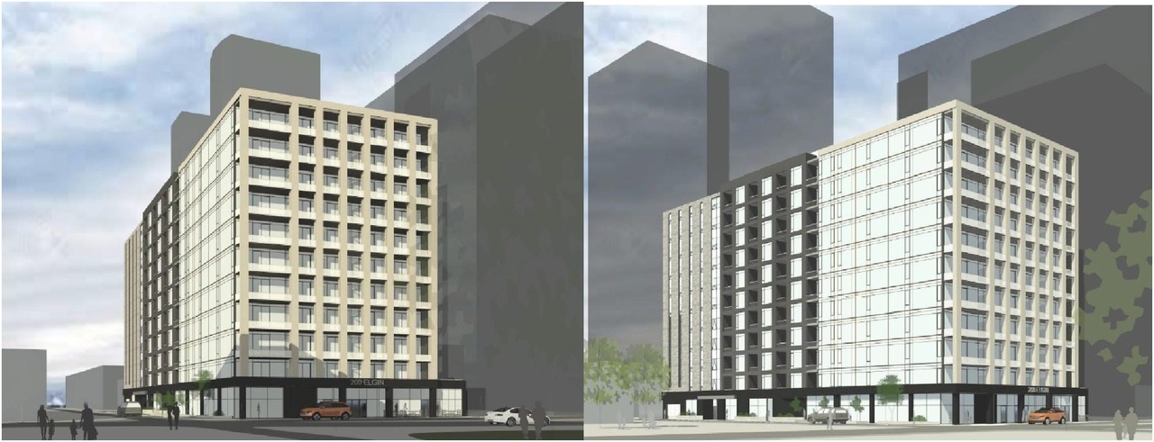 Rendering of building from page 15 of the file '2024-06-24 - Design Brief - D07-12-24-0044'