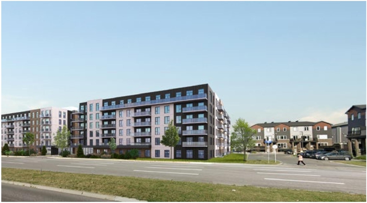 Rendering of building from page 17 of the file '2024-06-26 - Urban Design Brief - D07-12-24-0045'