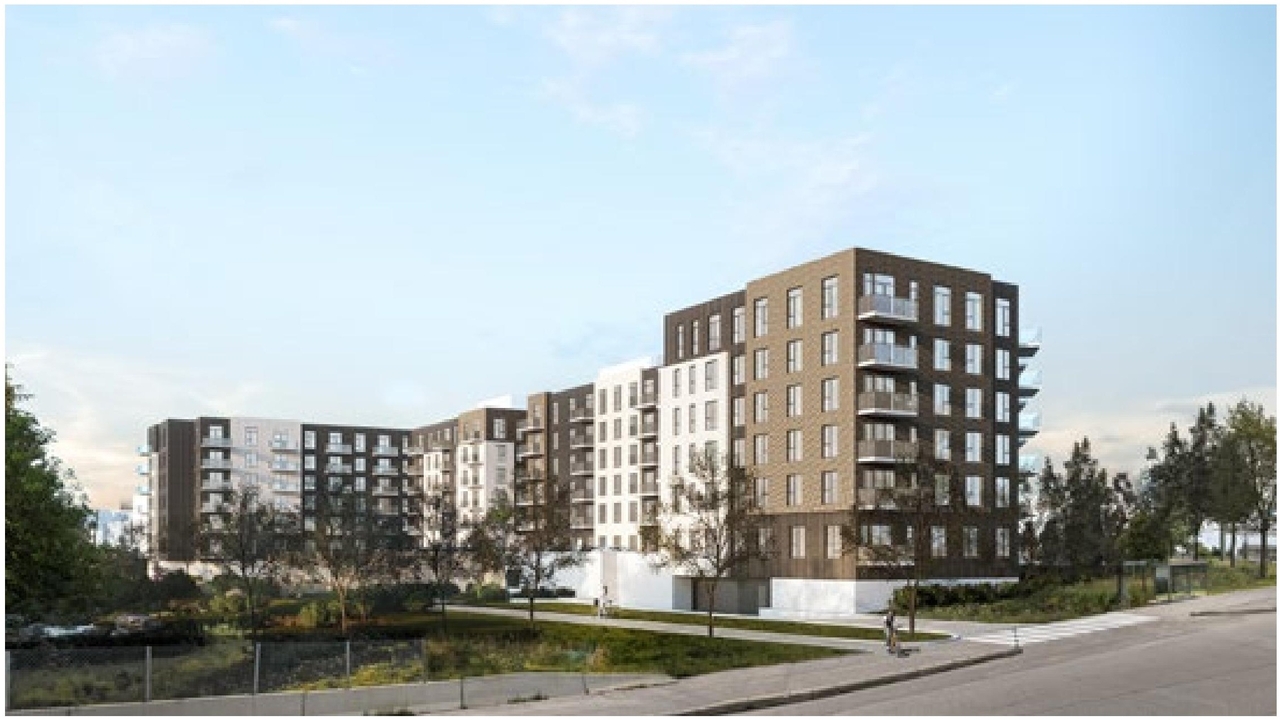 Rendering of building from page 18 of the file '2024-06-26 - Urban Design Brief - D07-12-24-0045'