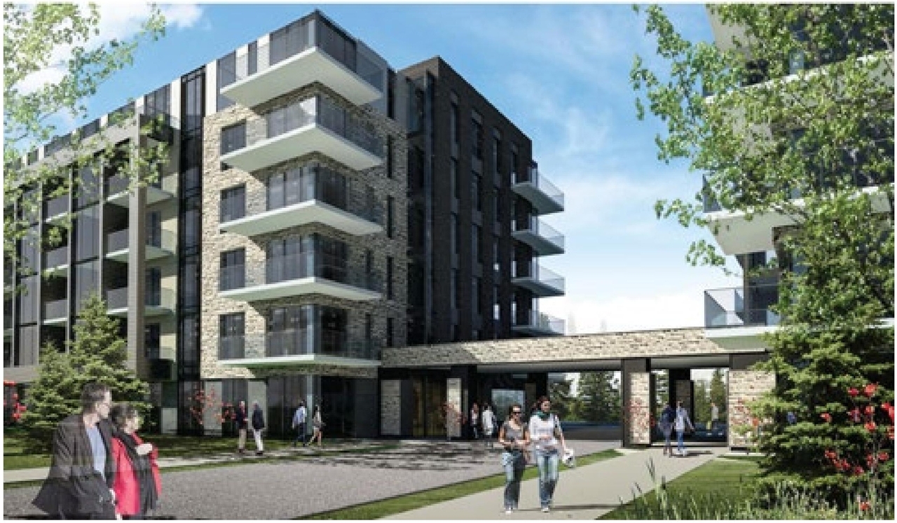 Rendering of building from page 27 of the file '2024-06-26 - Urban Design Brief - D07-12-24-0045'