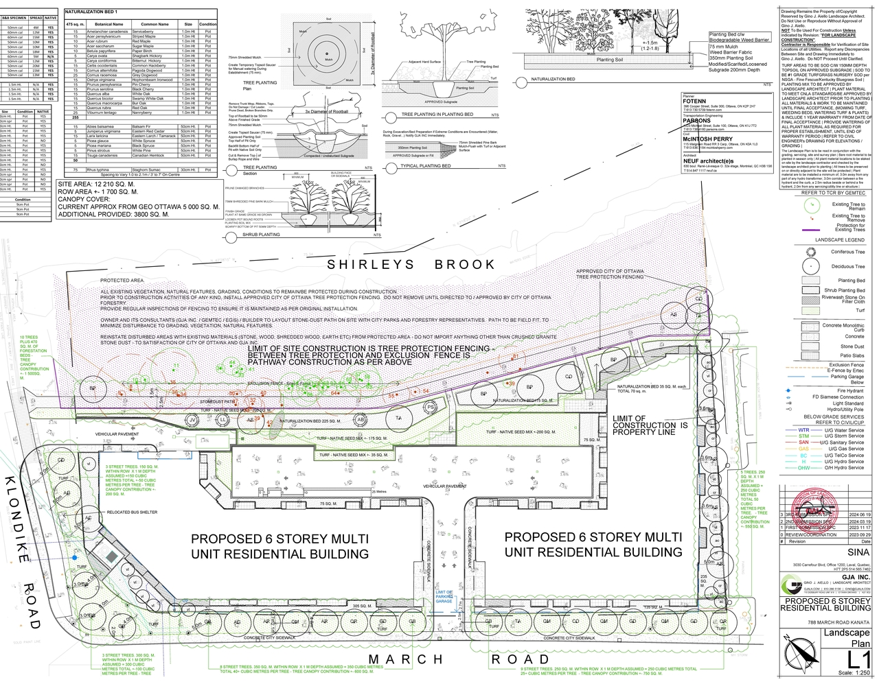 Construction site plan for project from page 44 of the file '2024-06-26 - Urban Design Brief - D07-12-24-0045'