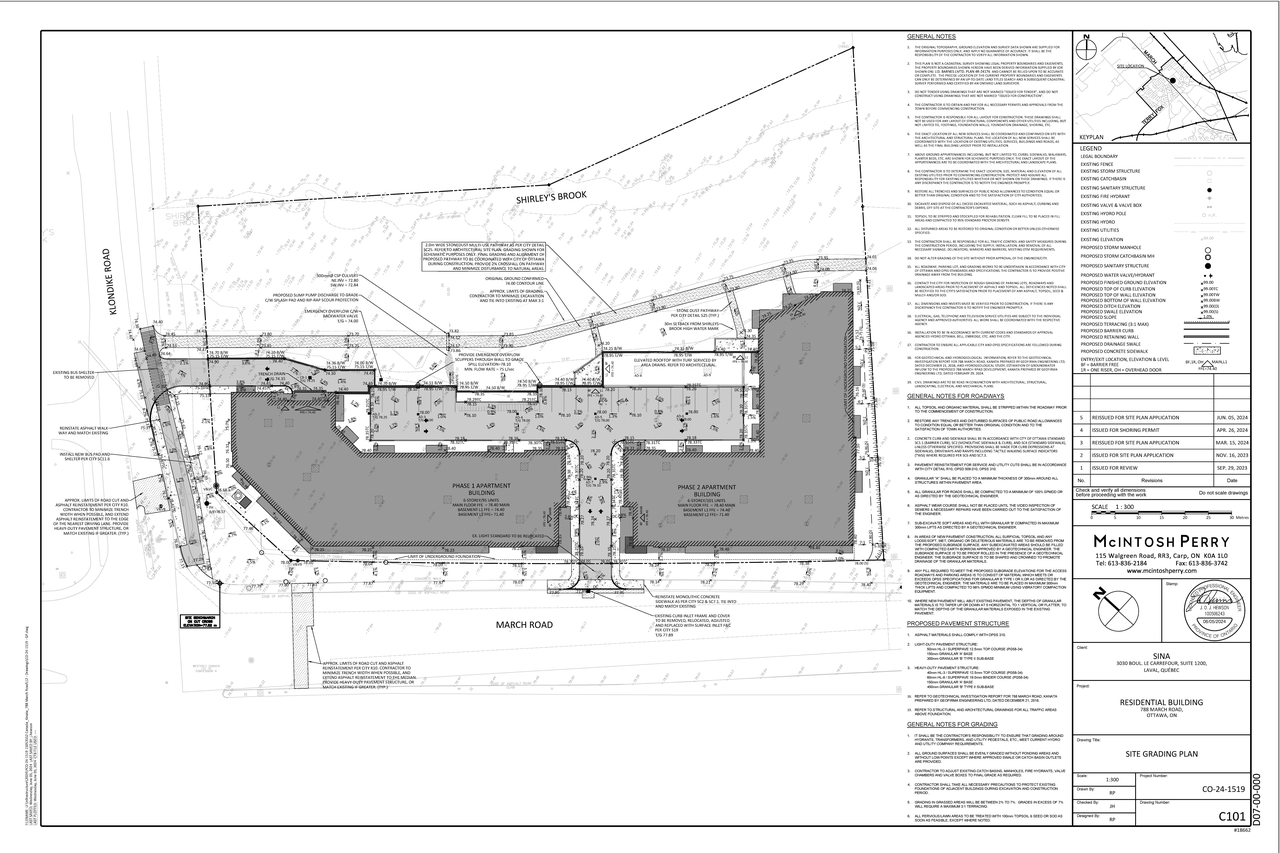 Construction site plan for project from page 46 of the file '2024-06-26 - Urban Design Brief - D07-12-24-0045'