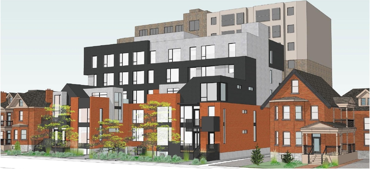 Rendering of building from page 10 of the file '2024-07-05 - Urban Design Brief - D07-12-24-0049'