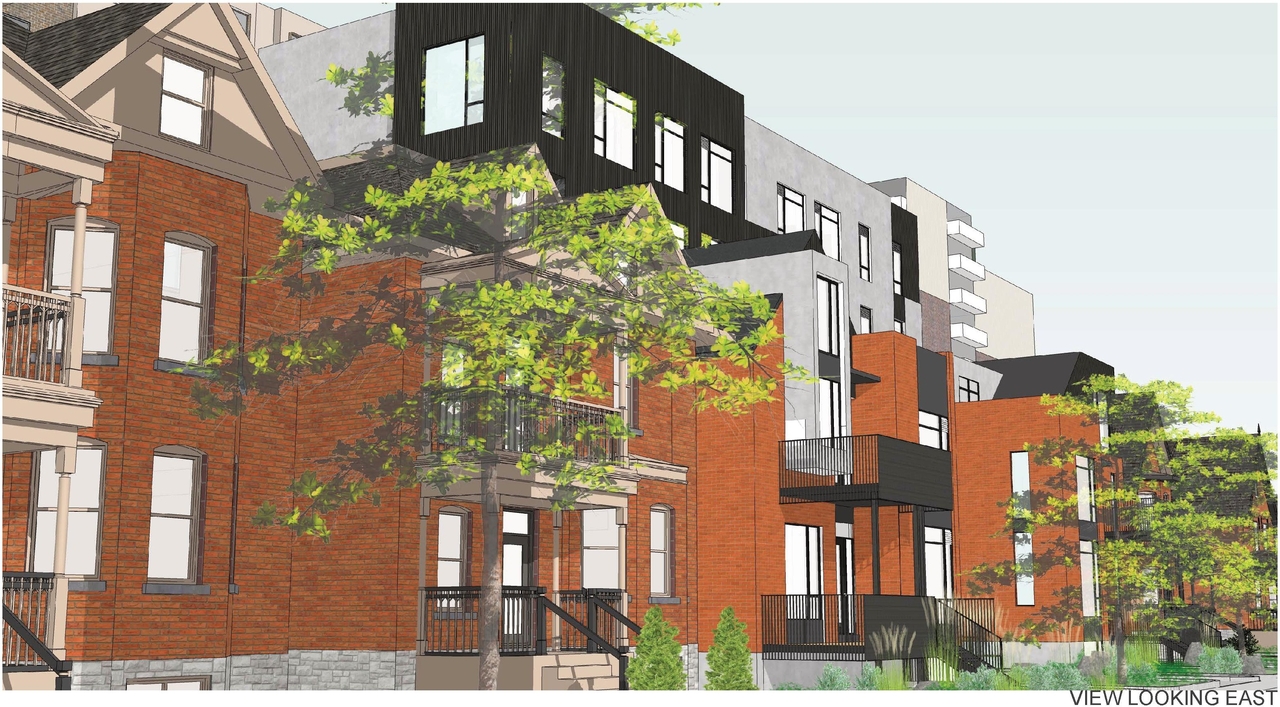 Rendering of building from page 4 of the file '2024-07-05 - RENDERS - D07-12-24-0049'