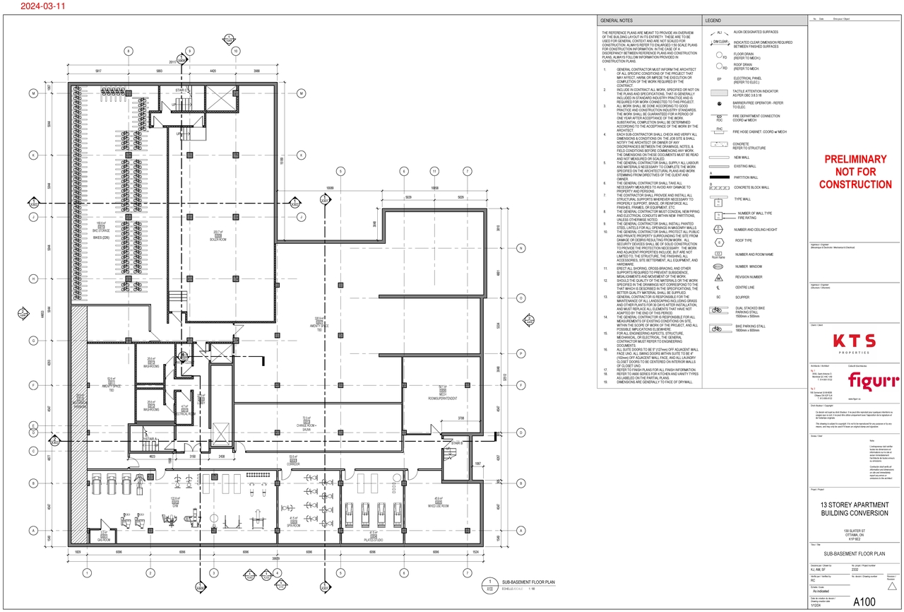 Floor plan for project from page 1 of the file '2024-07-12 - Floor Plans - D07-12-24-0054'