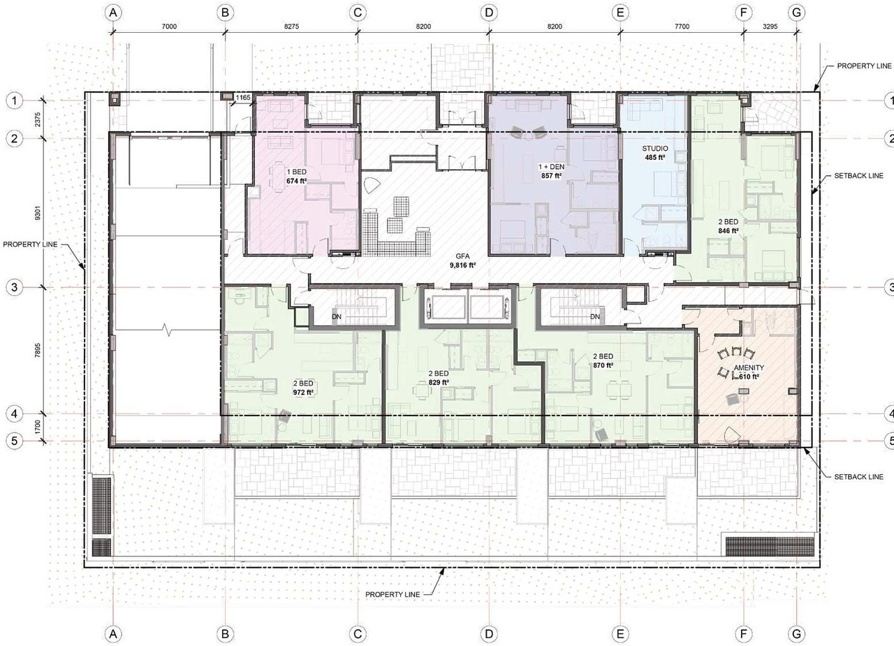Floor plan for project from page 14 of the file '2024-08-20 - Updated Design Brief - D07-12-24-0062'