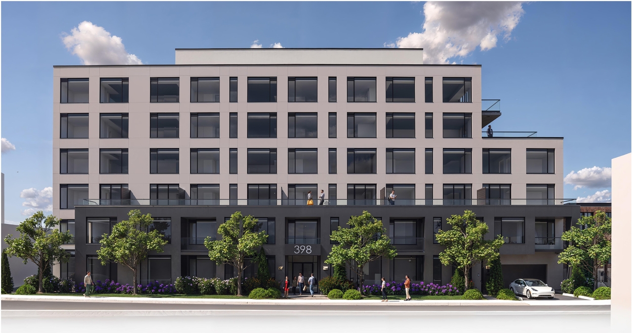 Rendering of building from page 24 of the file '2024-08-20 - Updated Design Brief - D07-12-24-0062'