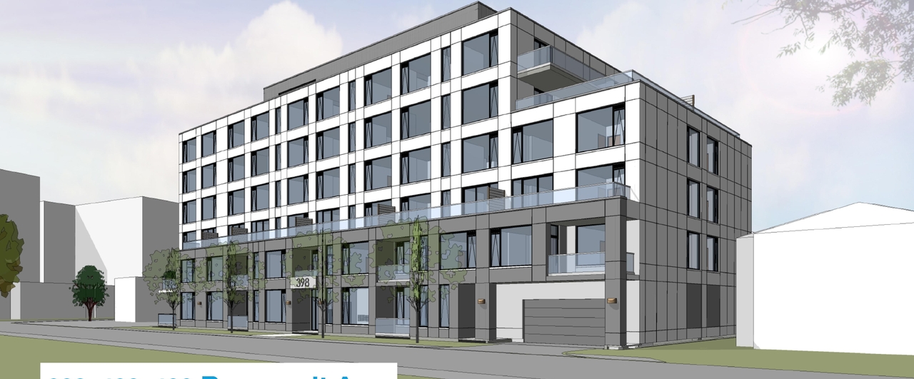 Rendering of building from page 1 of the file '2024-08-09 - Design Brief - D07-12-24-0062'