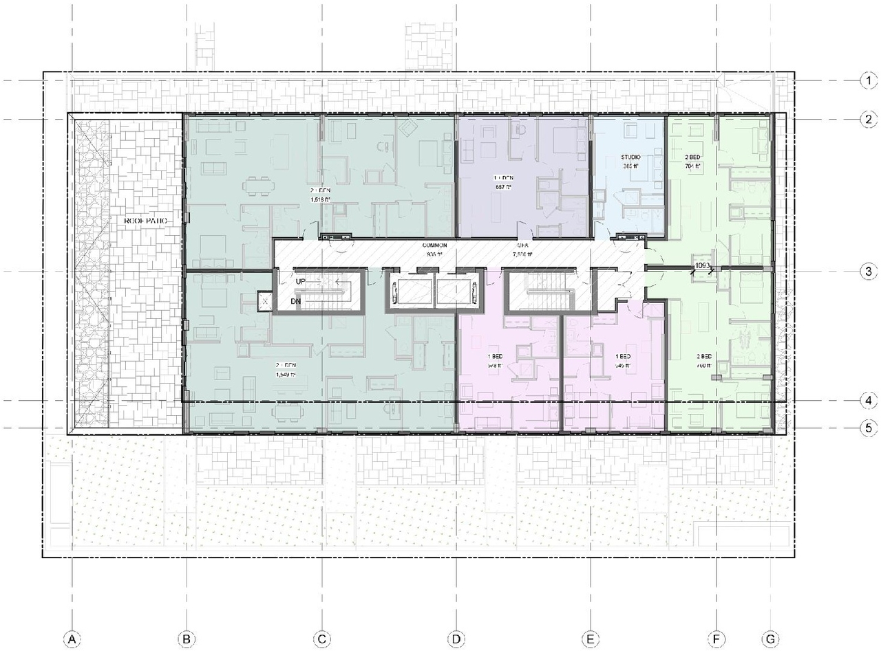 Floor plan for project from page 15 of the file '2024-08-09 - Design Brief - D07-12-24-0062'