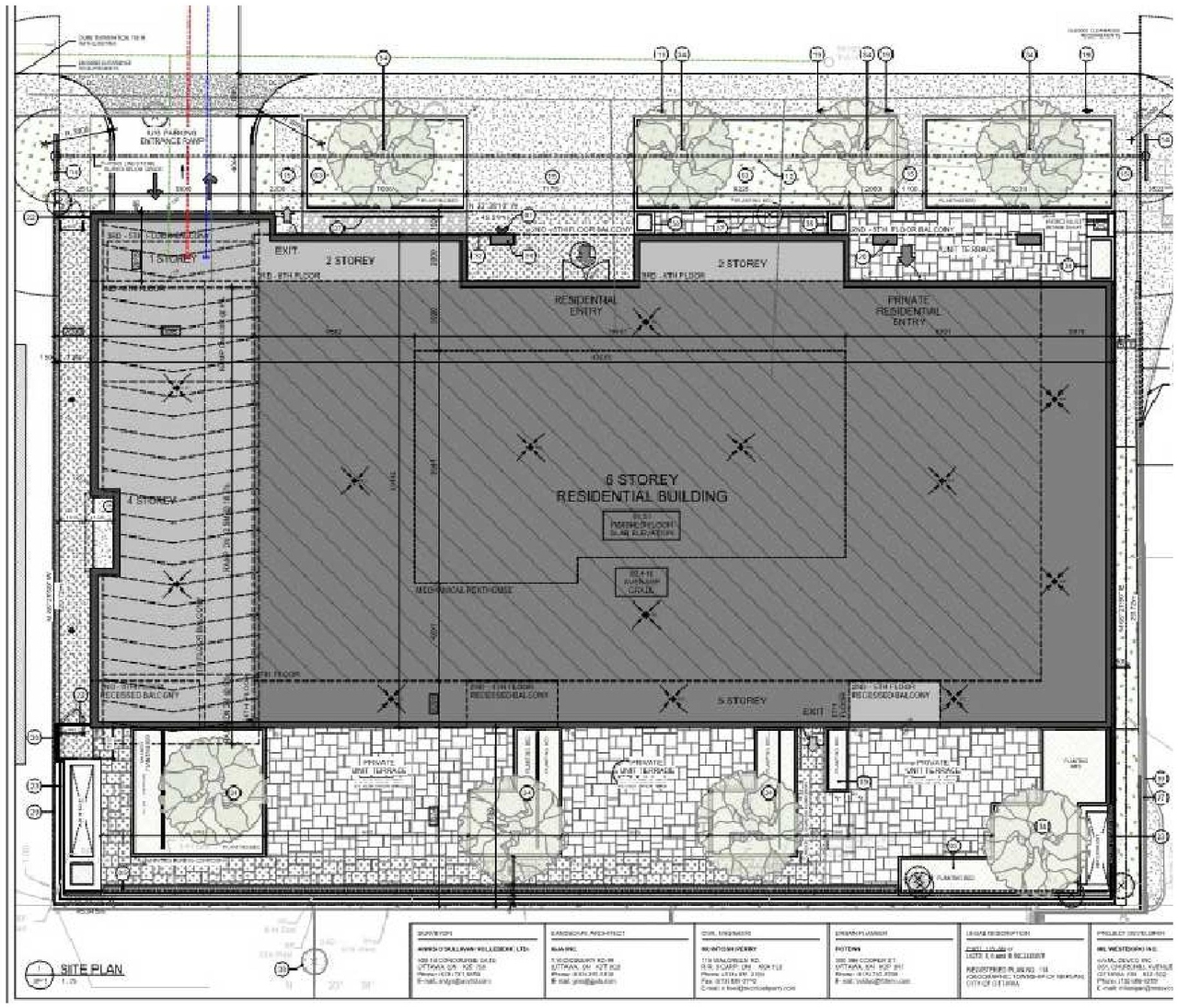 Construction site plan for project from page 26 of the file '2024-08-09 - Design Brief - D07-12-24-0062'