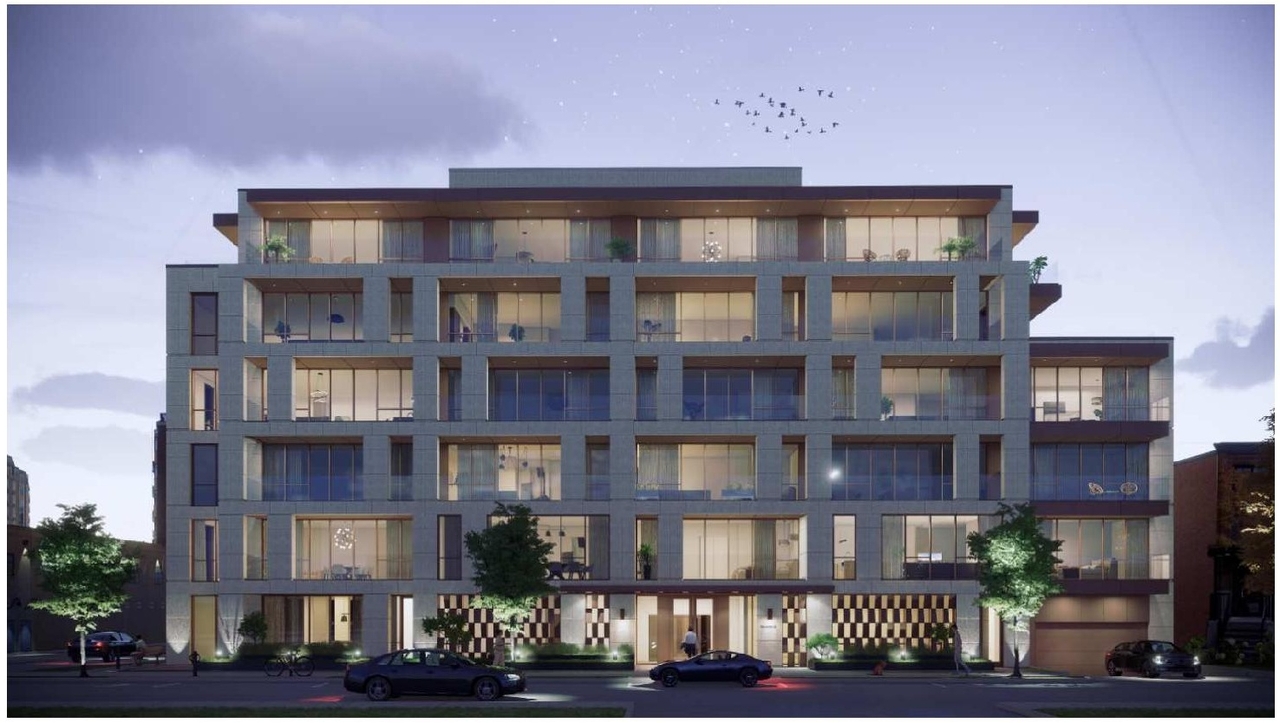 Rendering of building from page 33 of the file '2024-08-09 - Design Brief - D07-12-24-0062'