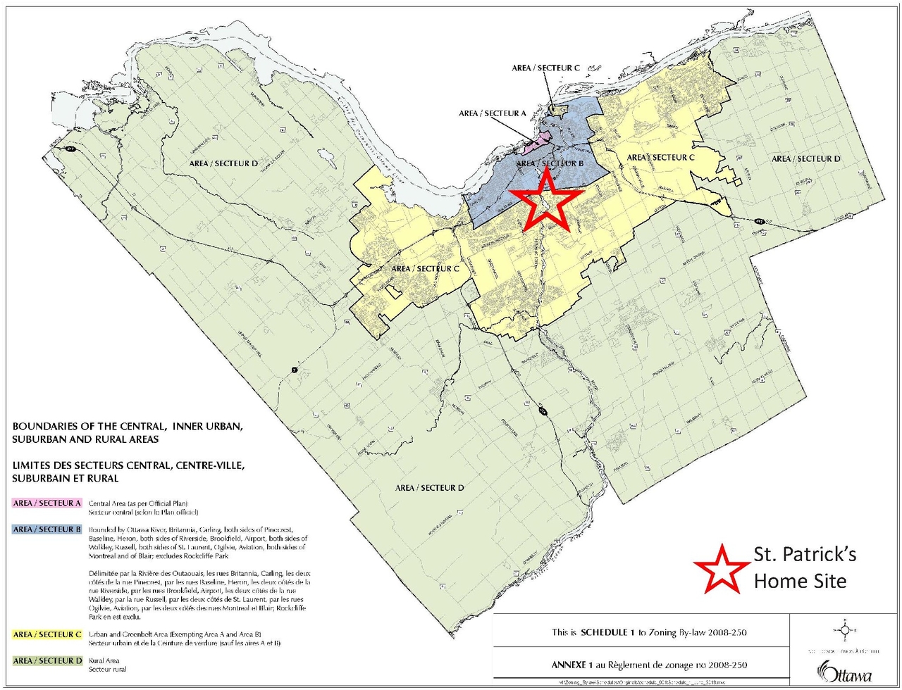 Construction site plan for project from page 3 of the file '2024-07-29 - Urban Design Brief - D07-12-24-0064'