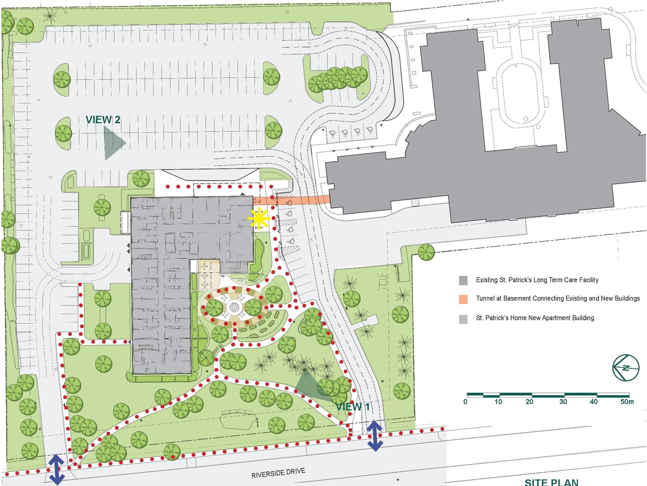Construction site plan for project from page 8 of the file '2024-07-29 - Urban Design Brief - D07-12-24-0064'