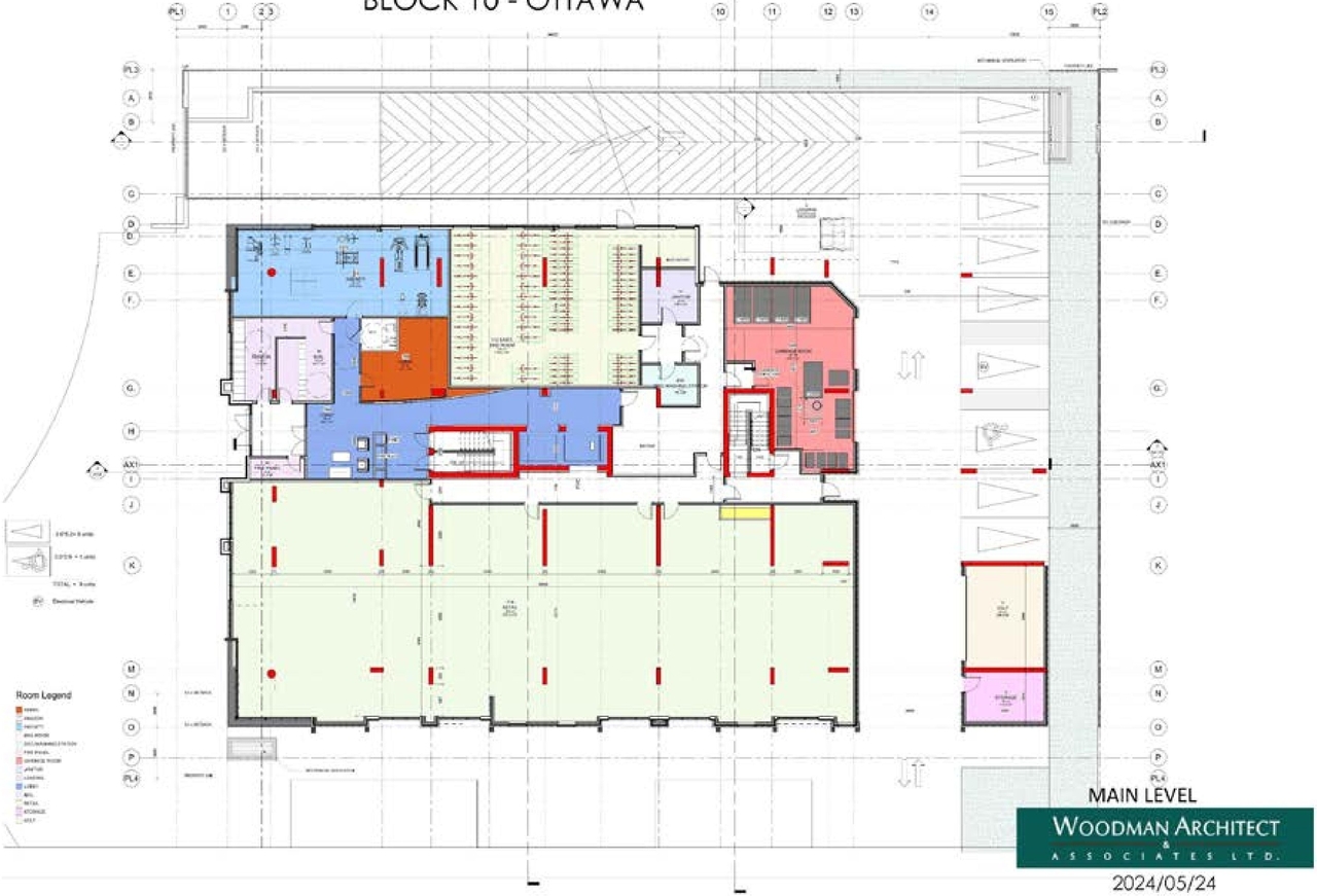 Floor plan for project from page 20 of the file '2024-07-24 - Urban Design Brief - D07-12-24-0066'