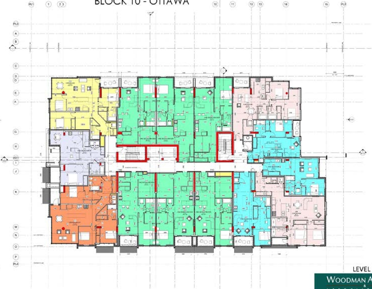Floor plan for project from page 21 of the file '2024-07-24 - Urban Design Brief - D07-12-24-0066'